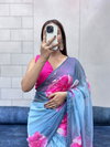 Vivera Organza Printed Partywear Saree Wholesale Market In Surat With Price